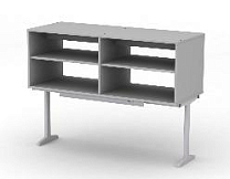 Надстройка сервисная МРЛ-22.2, шкаф из ЛДСП, открытый, исп. 2